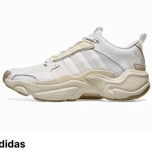 Women's Size 6.5 Adidas Naked x Magmur Runner 'Cream White' G54683